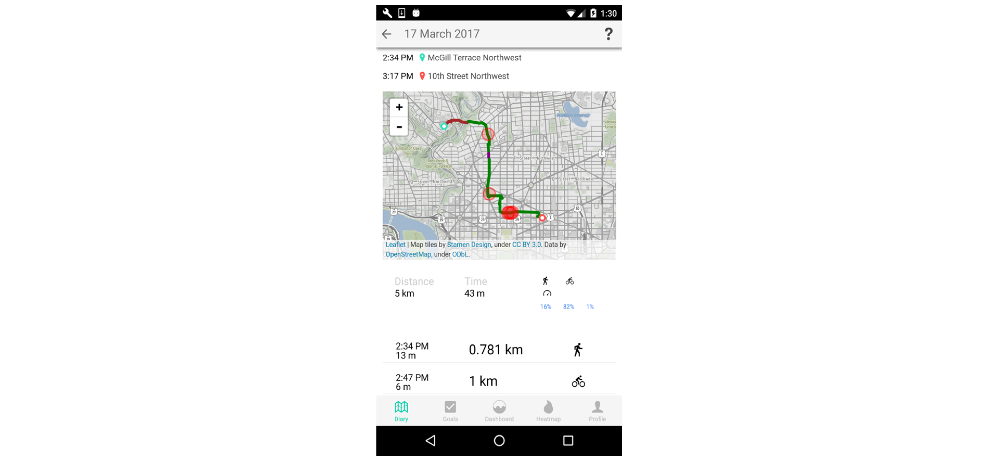 app screen shot