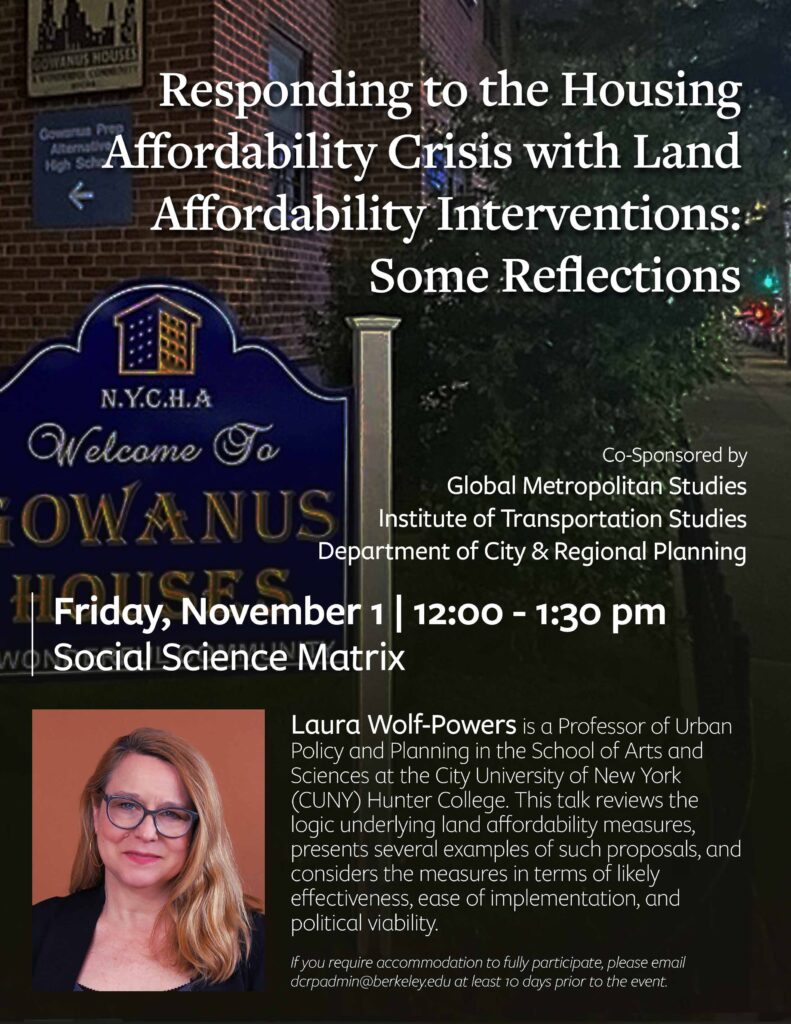 Poster for Laura Wolf Powers Lecture Nov 1 2024 12-1:30pm